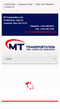 Mobile Screenshot of mttransportation.com